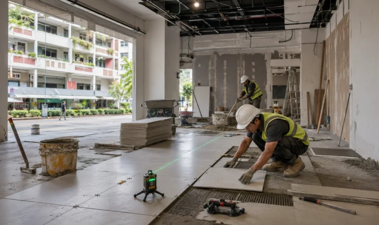 HDB Commercial Unit Tiling Rules Singapore