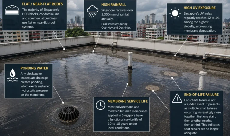 Why Singapore Properties Are Particularly Vulnerable to Roof Leakage