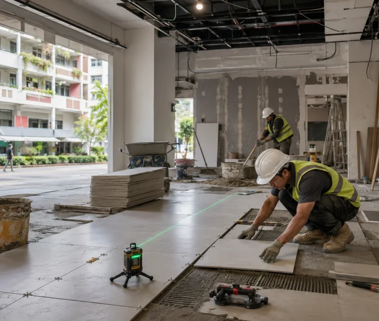 HDB Commercial Unit Tiling Rules Singapore